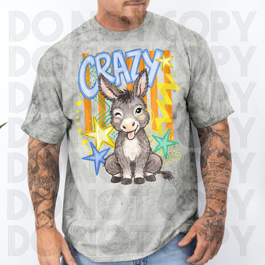 CRAZY ASS BOY - DTF TRANSFER