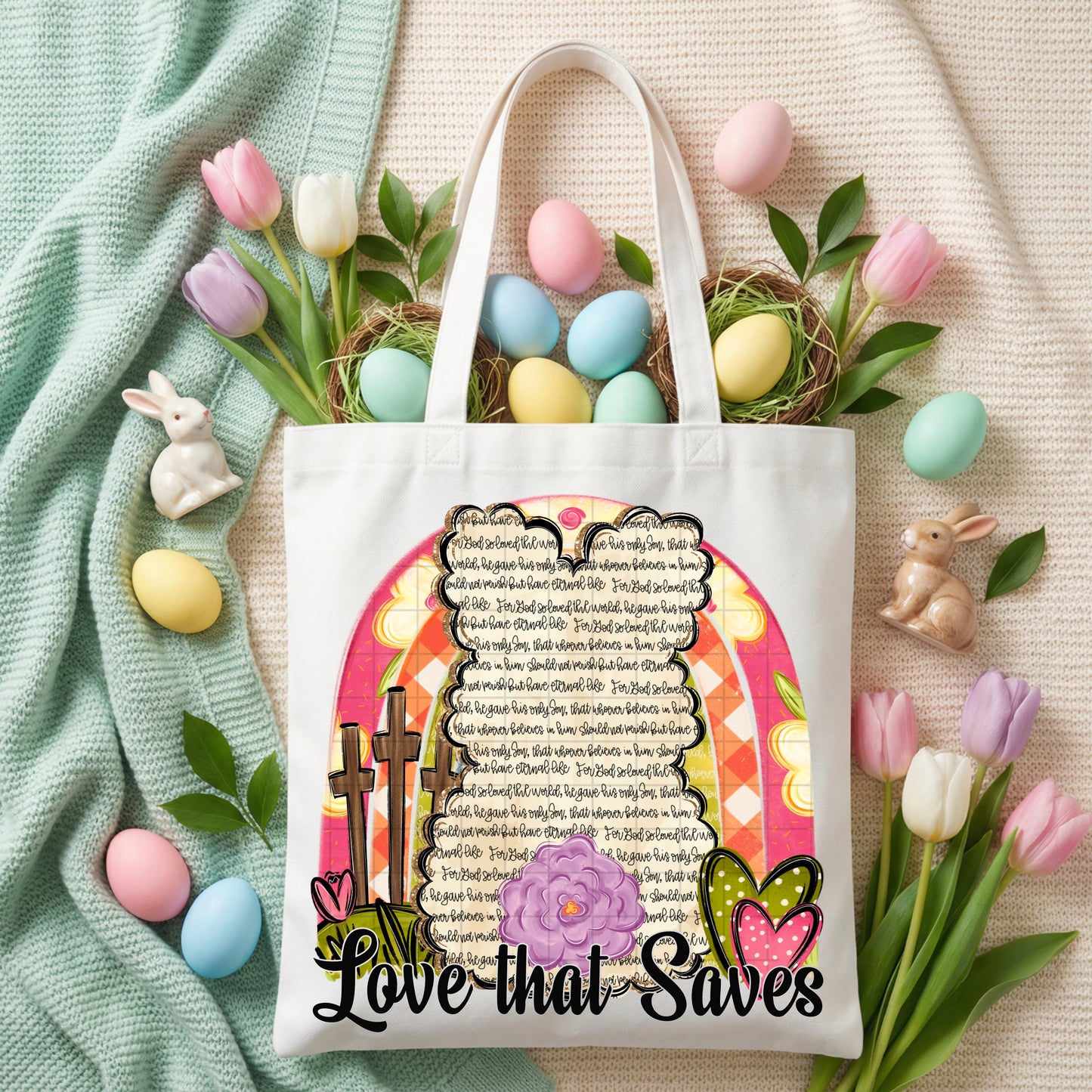 LOVE THAT SAVES - DTF TRANSFER