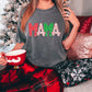 Hand lettered Christmas Mama