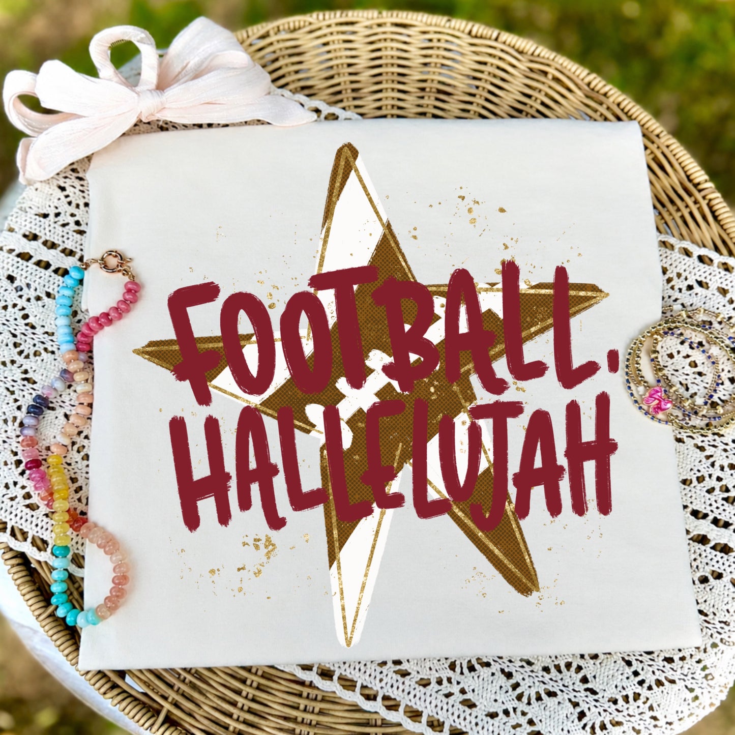 FOOTBALL HALLELUJAH - DTF TRANSFER