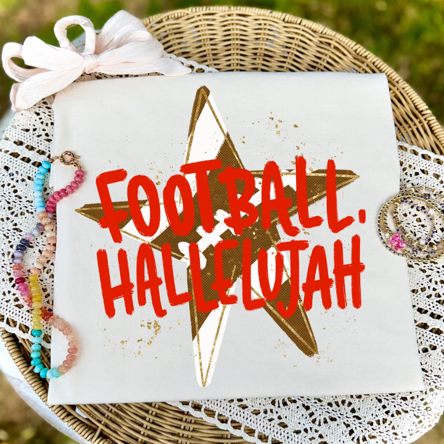 FOOTBALL HALLELUJAH - DTF TRANSFER