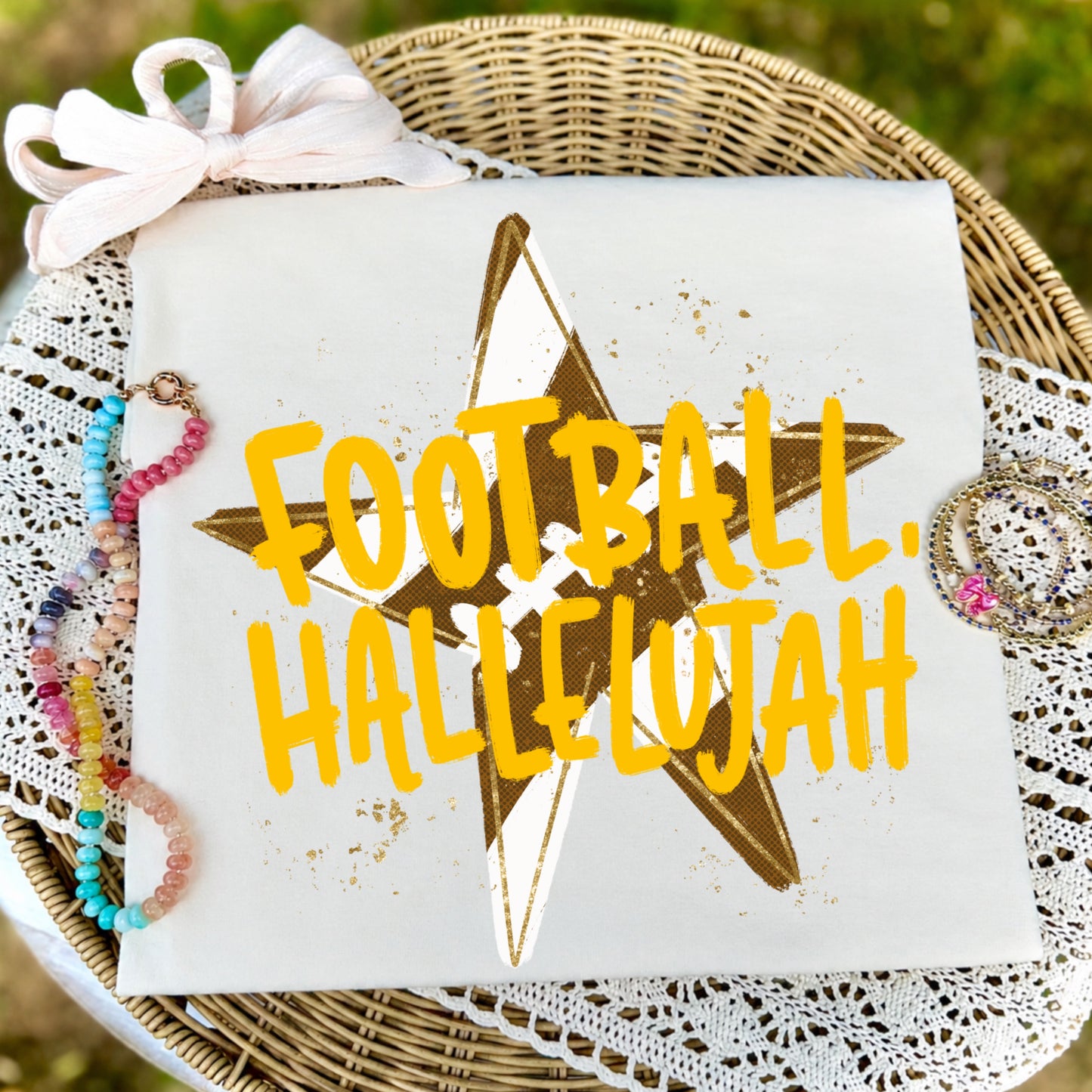 FOOTBALL HALLELUJAH - DTF TRANSFER