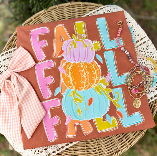 FALL TRIO GLITTER - DTF TRANSFER