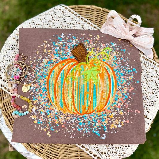 PUMPKIN SPLATTER - DTF TRANSFER
