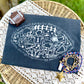 FOOTBALL SINGLE COLOR - DTF TRANSFER