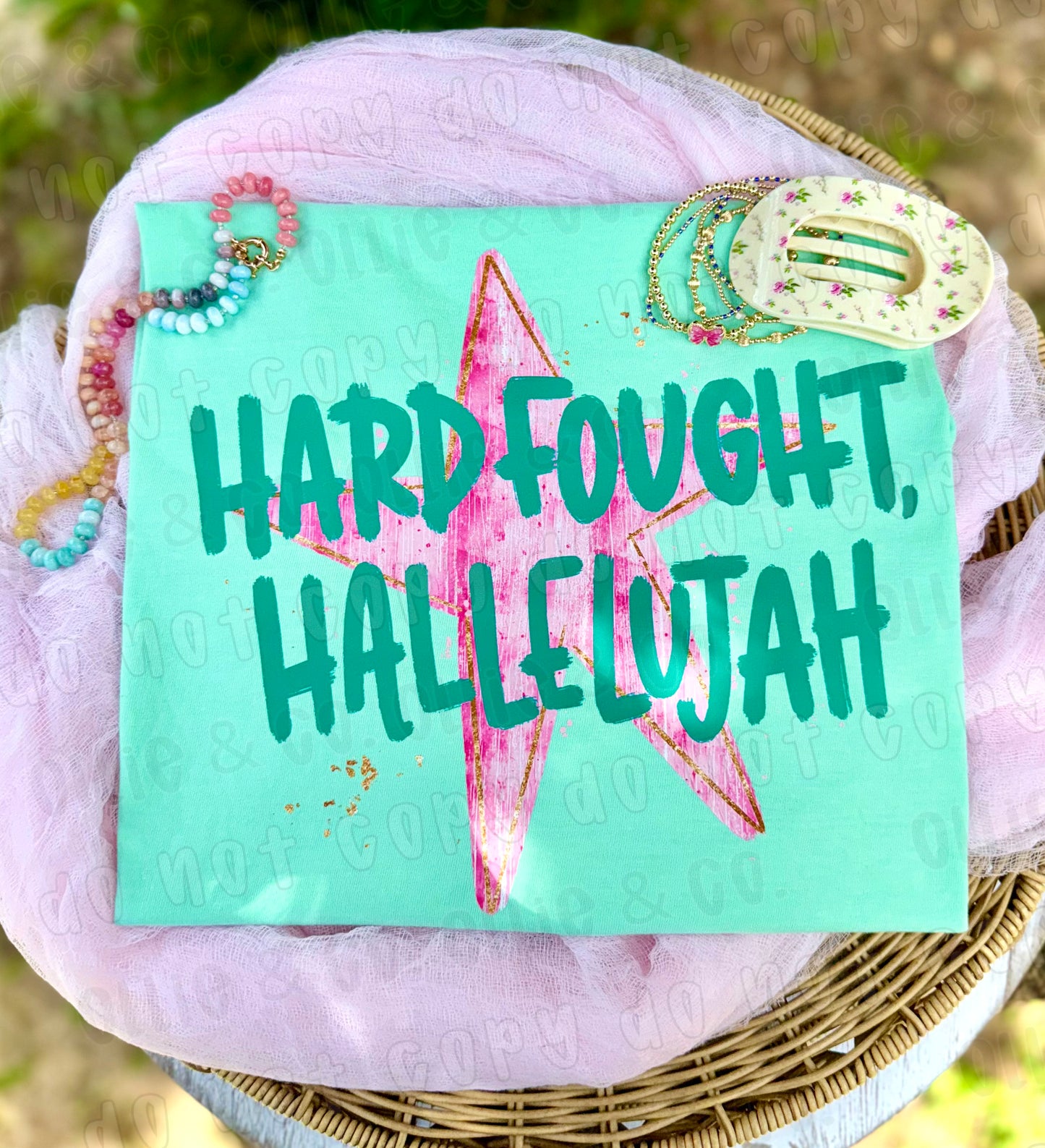 HARD FOUGHT HALLELUJAH - DTF TRANSFER