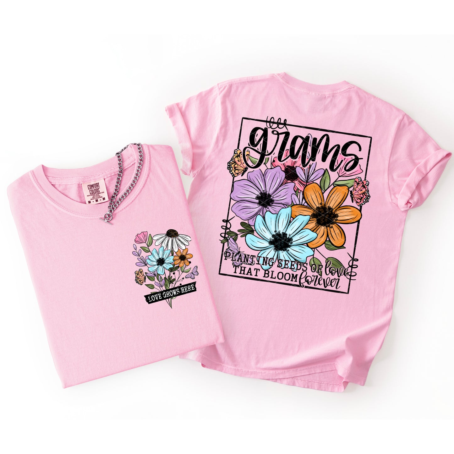 PLANTING SEEDS OF LOVE - FRONT+BACK - DTF TRANSFER