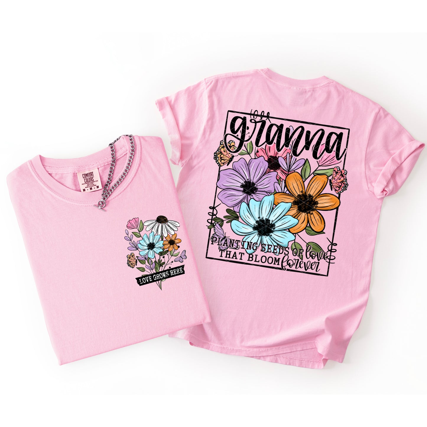 PLANTING SEEDS OF LOVE - FRONT+BACK - DTF TRANSFER
