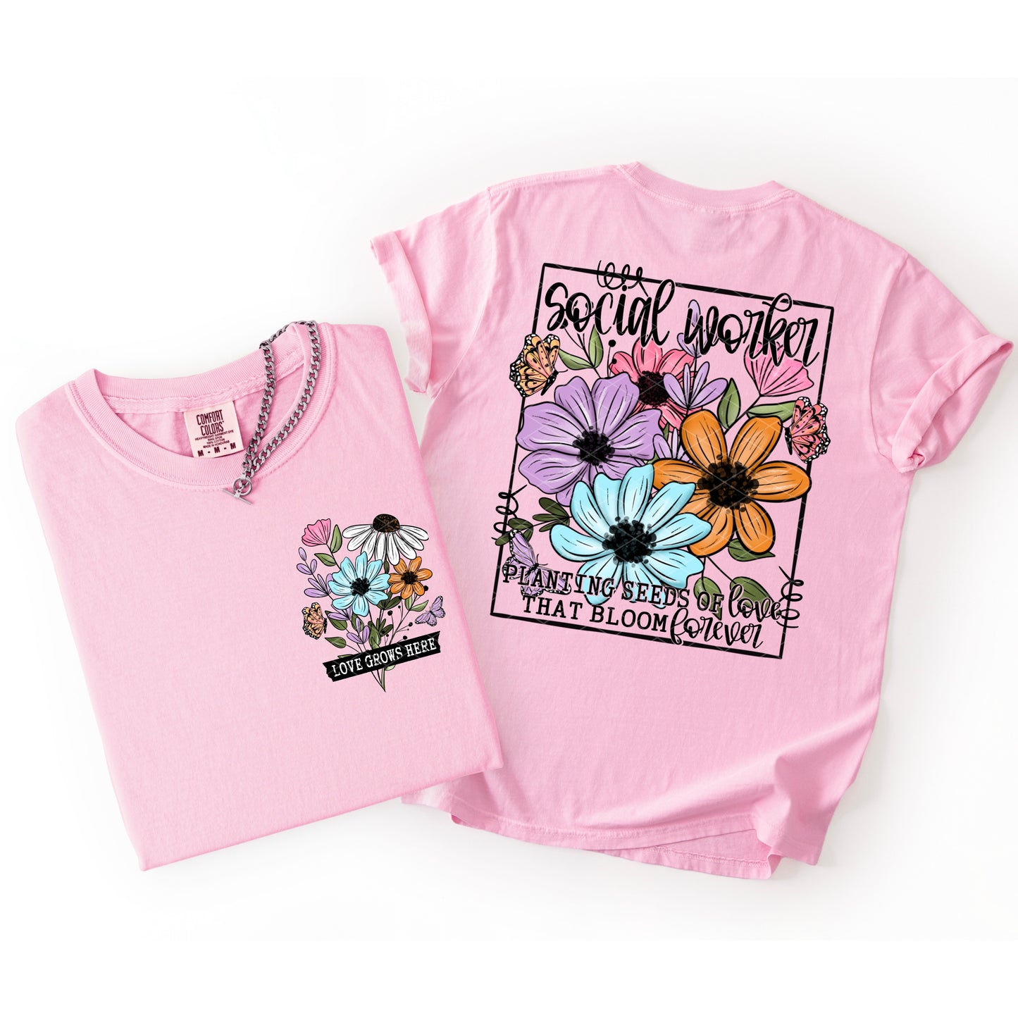 PLANTING SEEDS OF LOVE - FRONT+BACK - DTF TRANSFER
