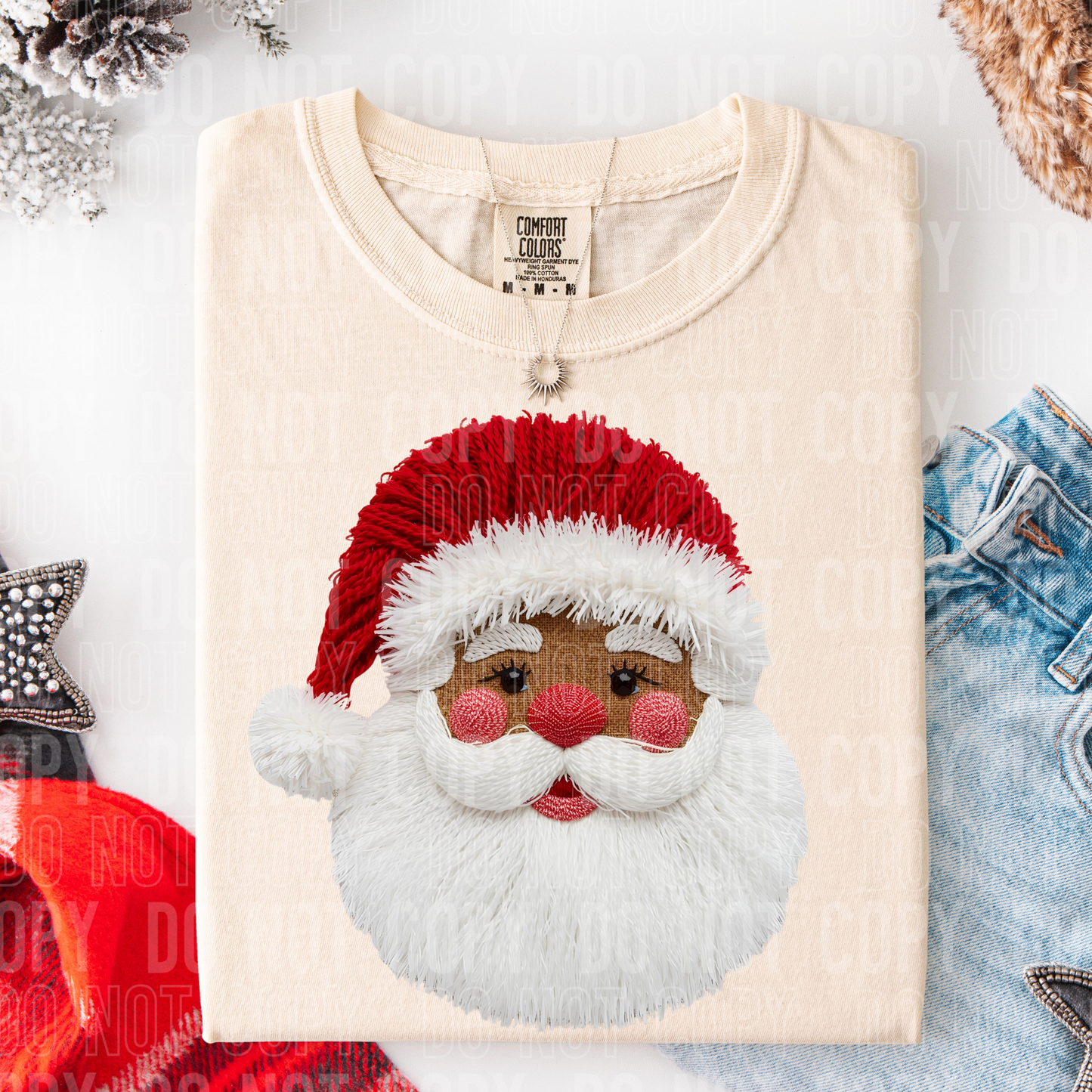 SANTA YARN DARK - DTF TRANSFER