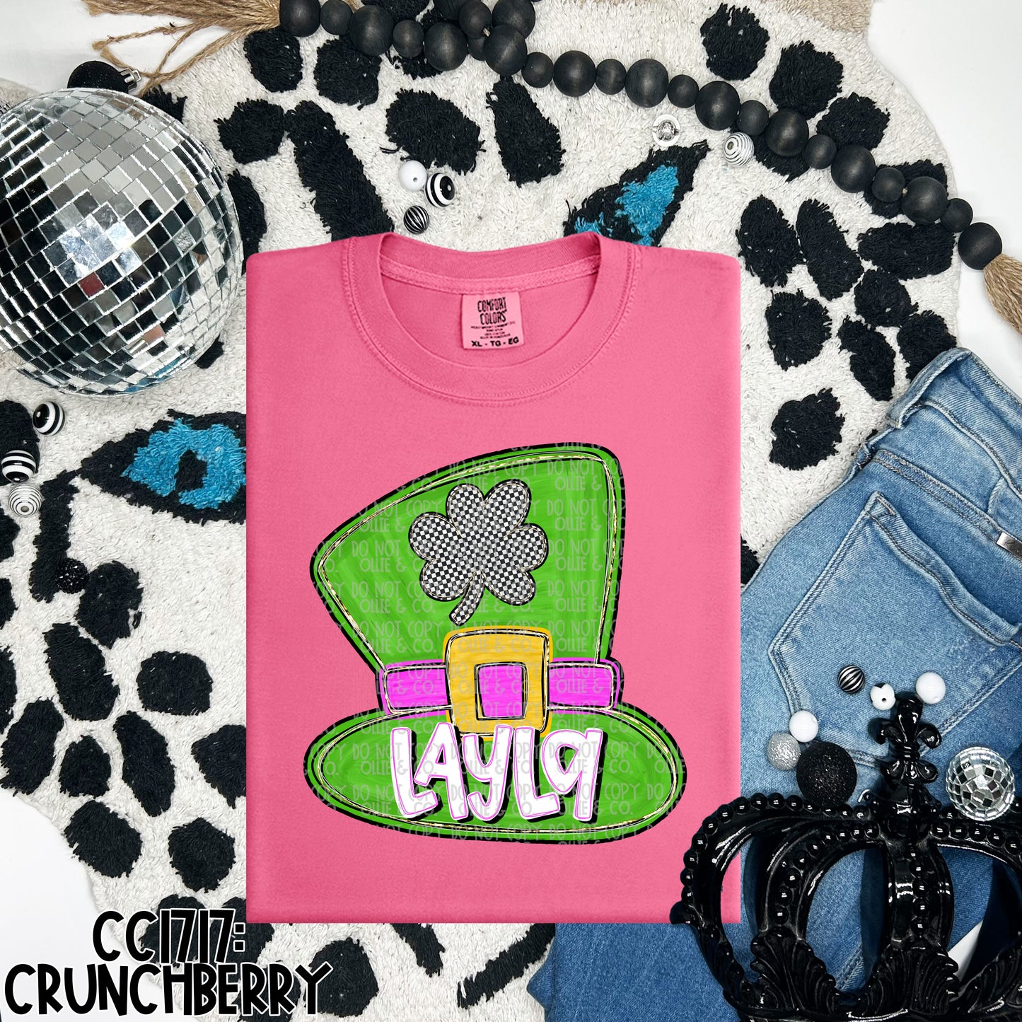 SAINT PATRICK'S DAY HAT - CUSTOM TRANSFER