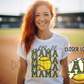 Baseball/Softball Mama Faux Sequin Faux Embroidery DTF *Ollie & Co. Exclusive*