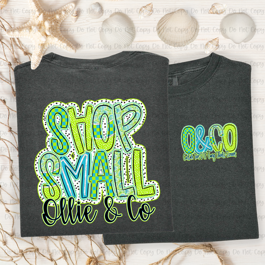 SHOP SMALL LIME - MOCKUP ONLY
