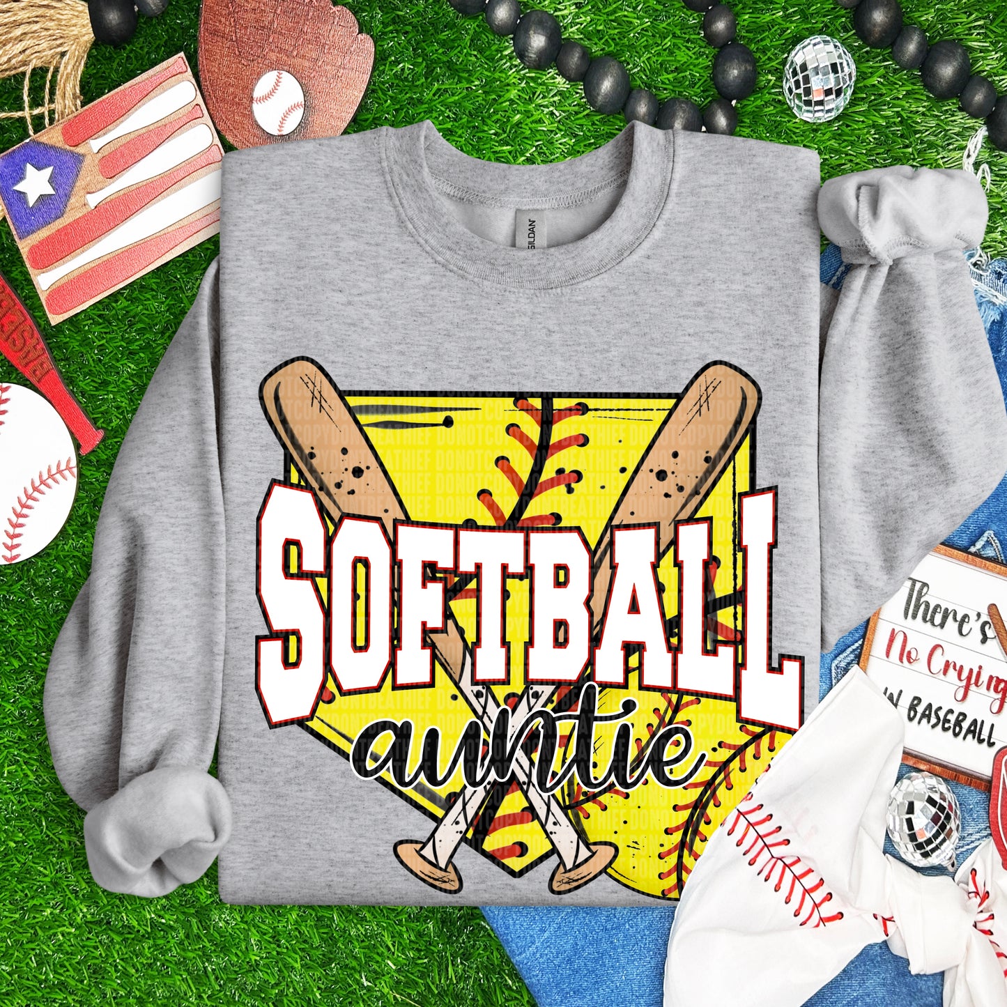 SOFTBALL MAMA - DTF TRANSFER