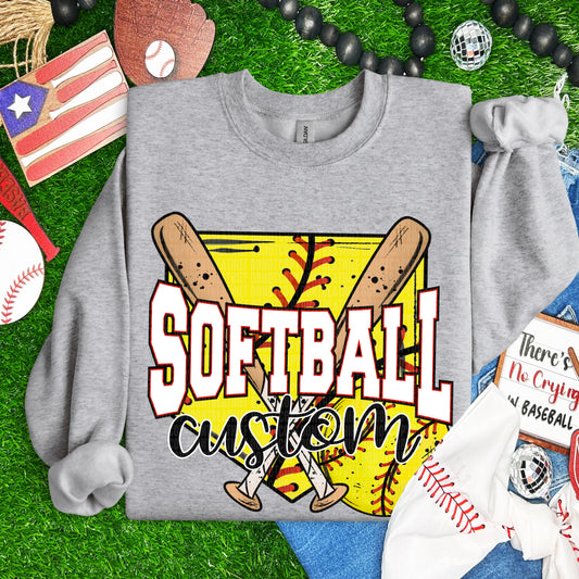 SOFTBALL NAMES - CUSTOM TRANSFER