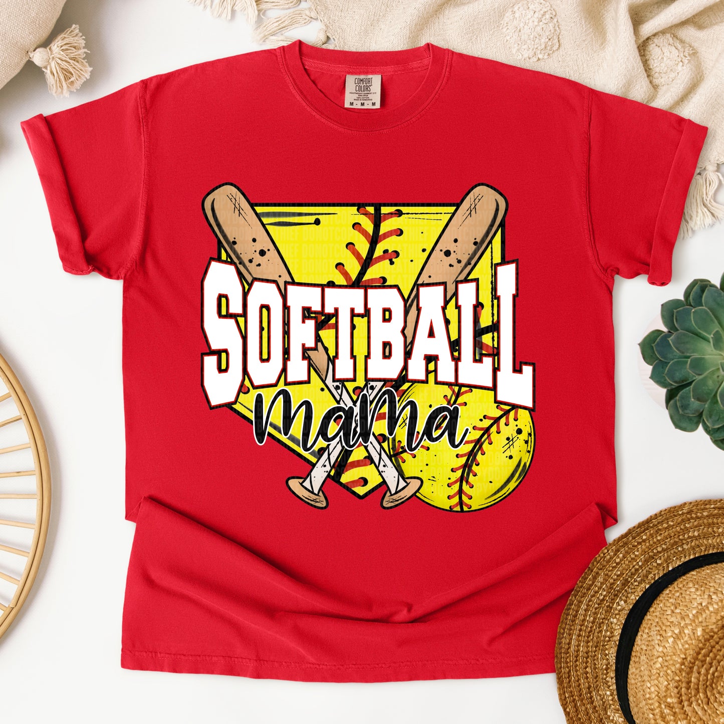 SOFTBALL MAMA - DTF TRANSFER