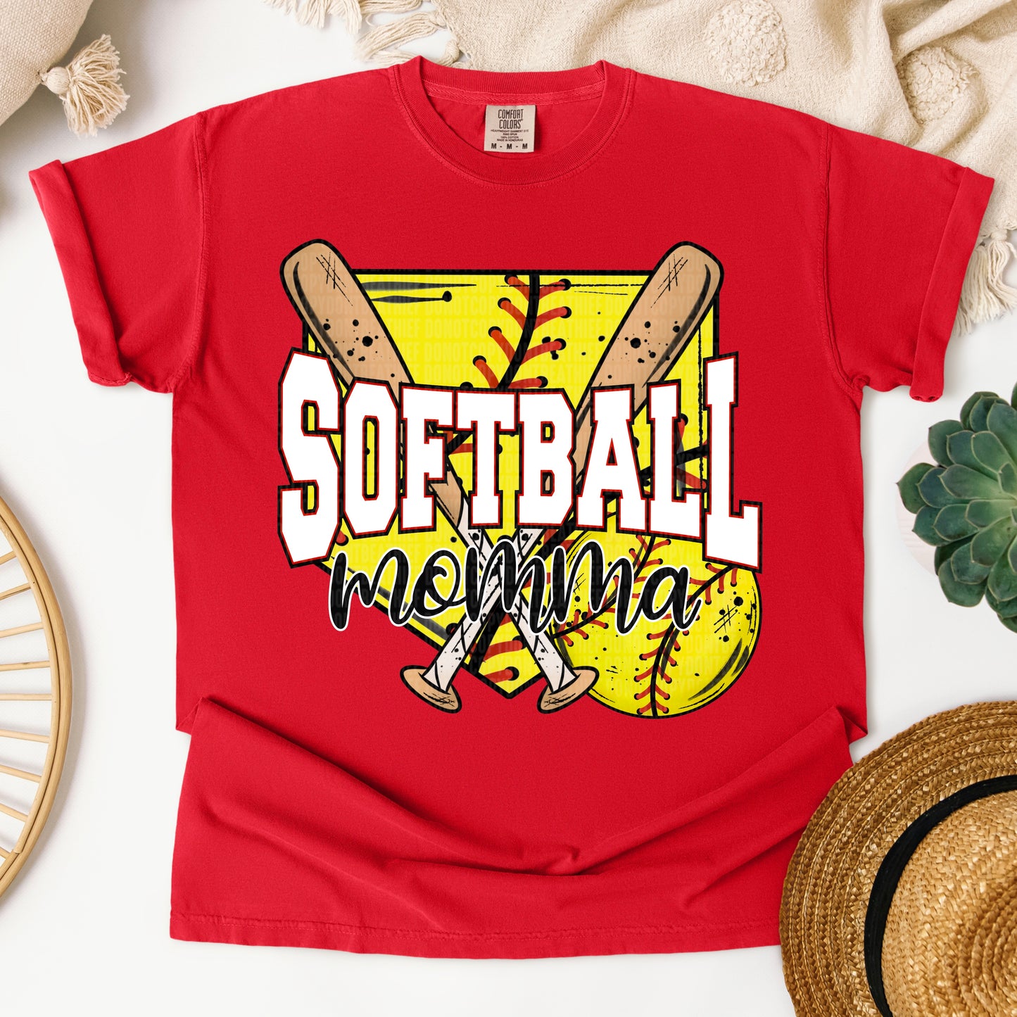 SOFTBALL MAMA - DTF TRANSFER