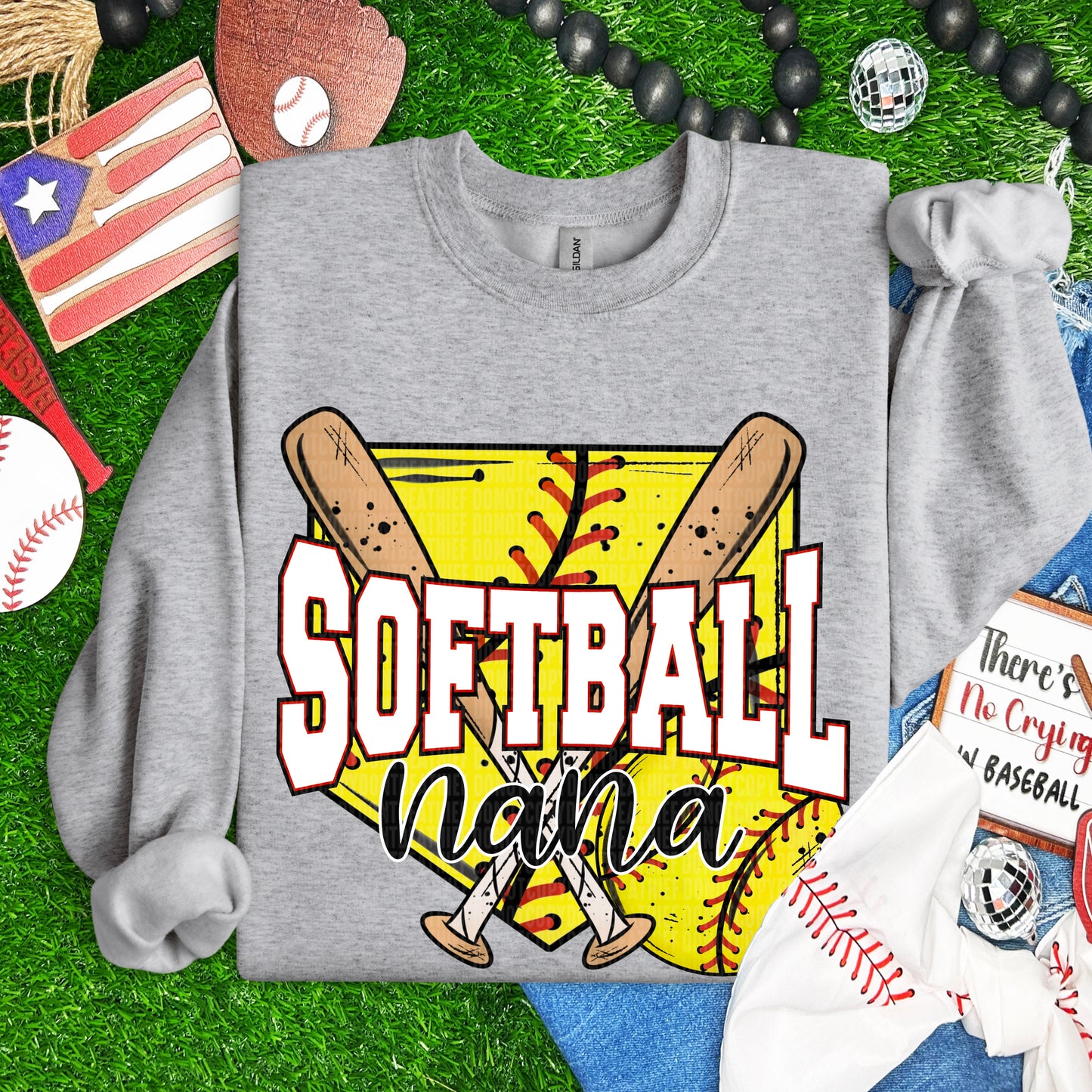 SOFTBALL MAMA - DTF TRANSFER