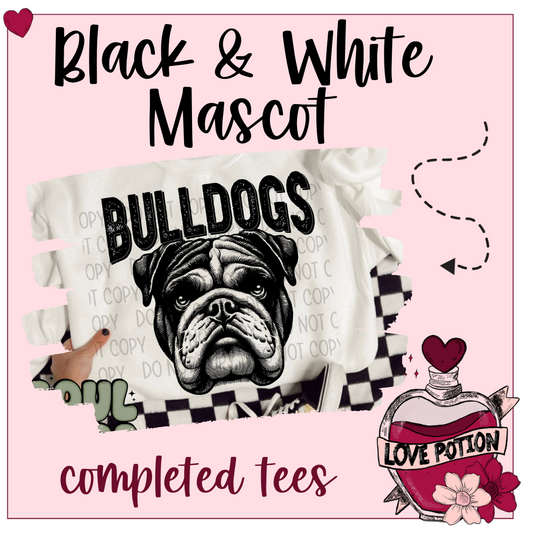 Black & White Mascot Tees