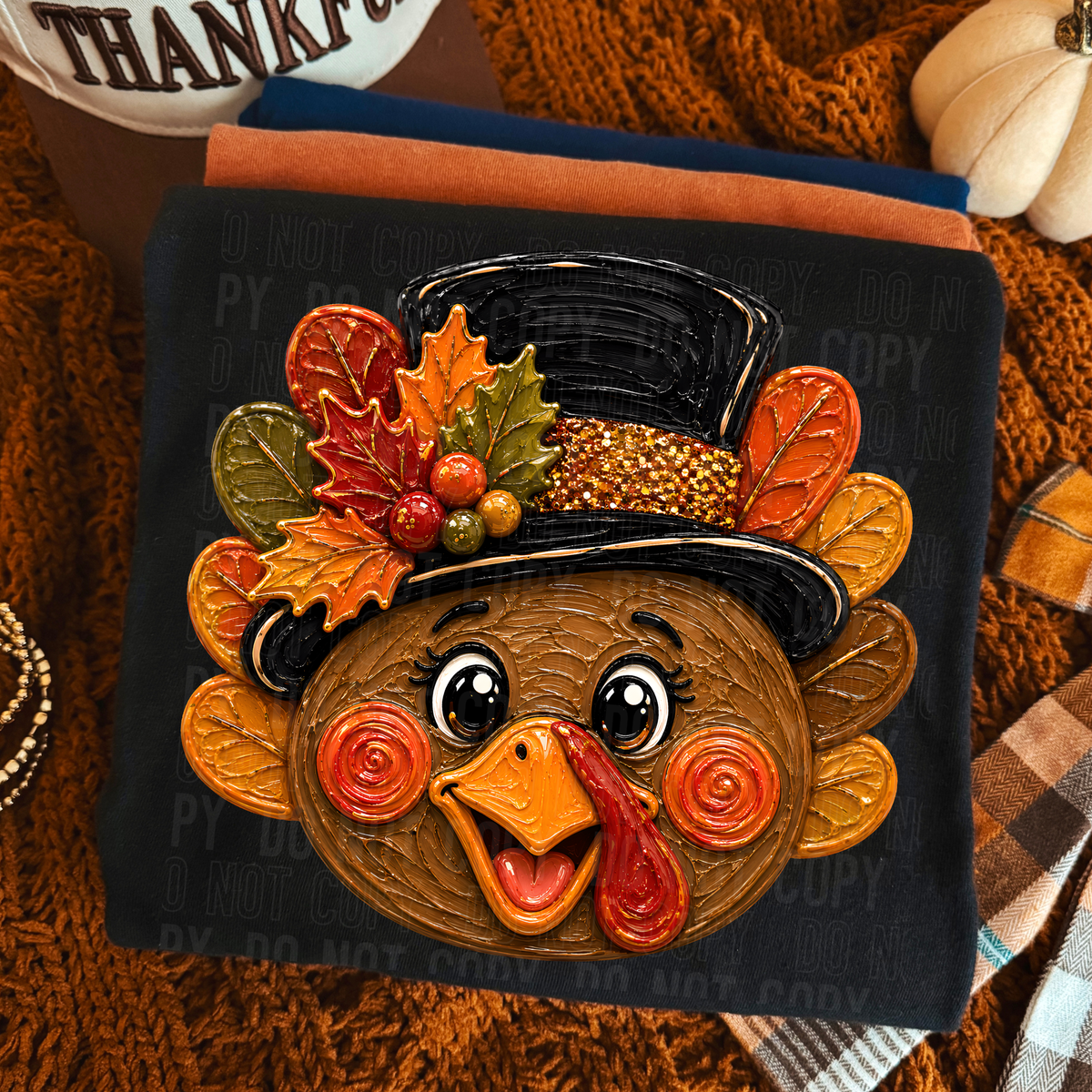 TURKEY - FAUX PAINT - DTF TRANSFER