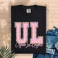 PREPPY FLORAL SCHOOL NAME & INITIALS - MOCKUP ONLY