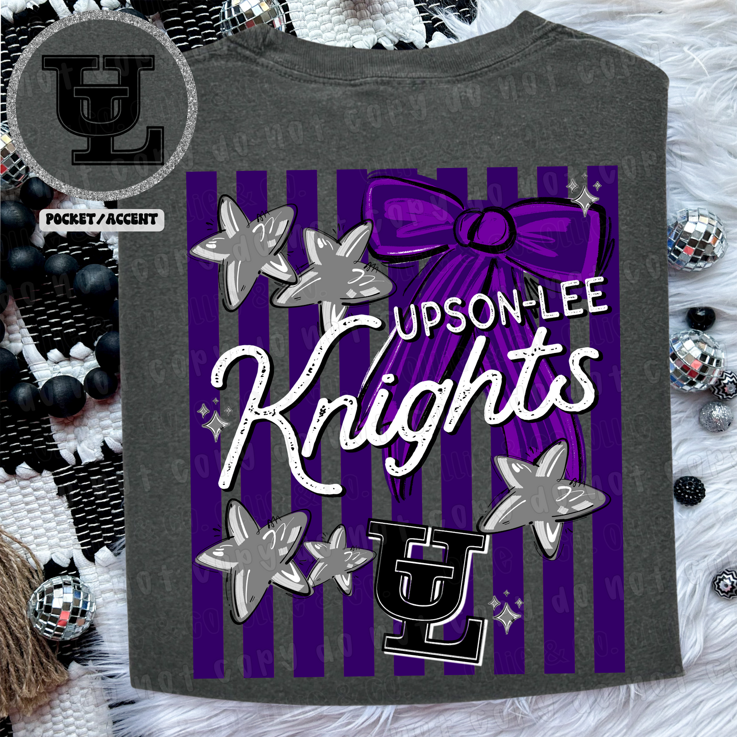 STRIPES MASCOT - FRONT+BACK - CUSTOM TRANSFER