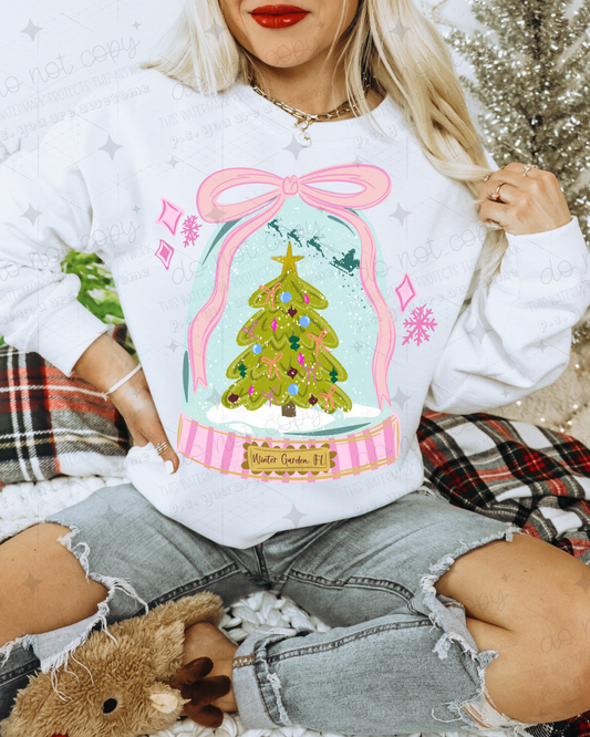 CHRISTMAS SNOWGLOBE WITH TOWN - CUSTOM TRANSFER