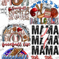 Baseball Gang Sheet 22x60