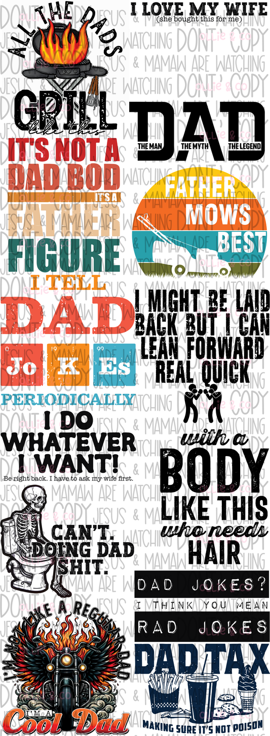 DAD - 22.5X60 - PREMADE GANG