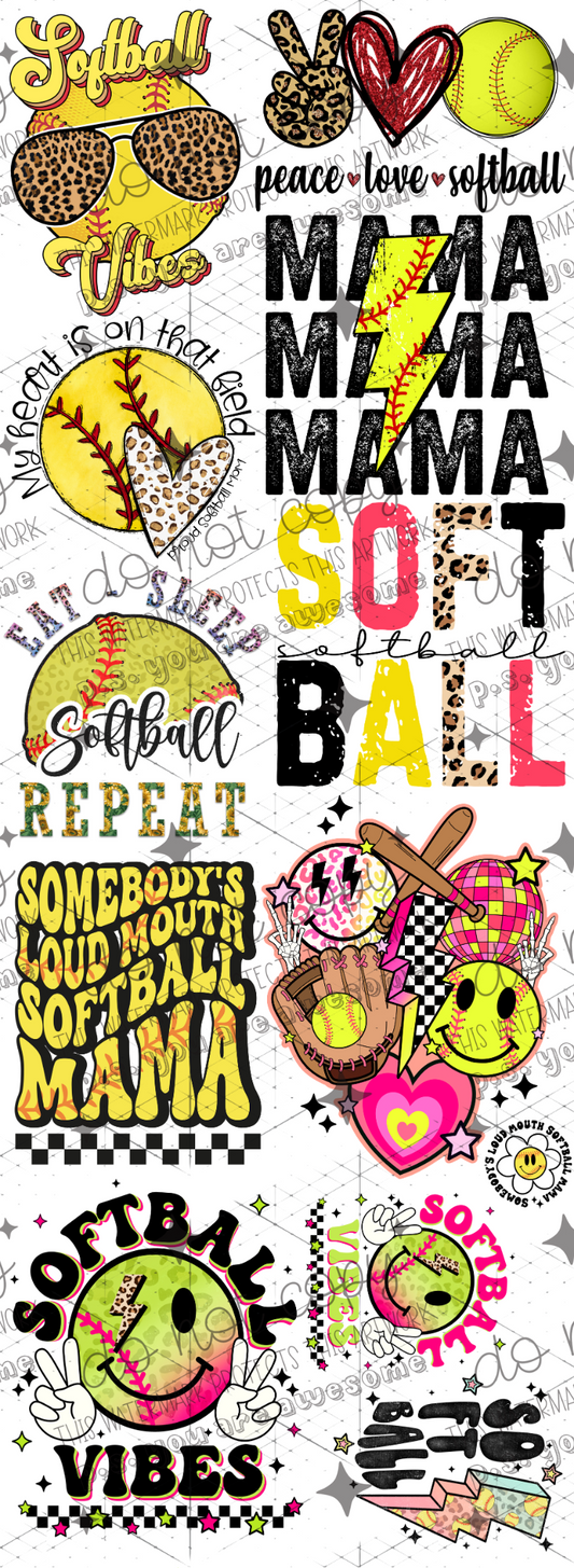 SOFTBALL - 22X60 - PREMADE GANG