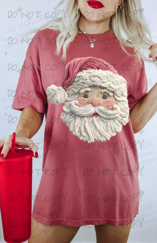 FIBER ART SANTA FAUX YARN - DTF TRANSFER