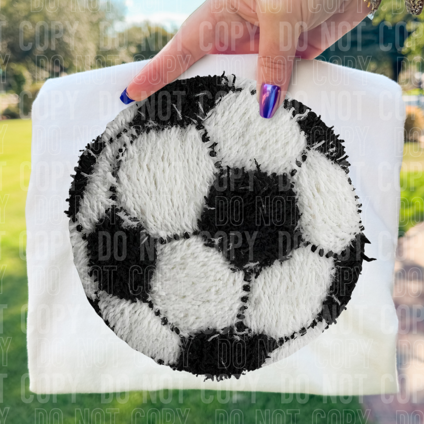 SOCCER FAUX YARN - DTF TRANSFER