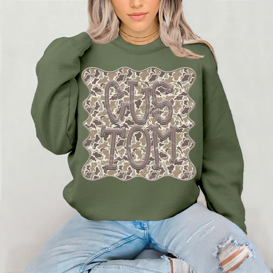 CAMO MASCOT FRAME - CUSTOM TRANSFER