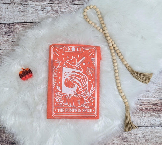 Pumpkin Spice tarot card Screenprints