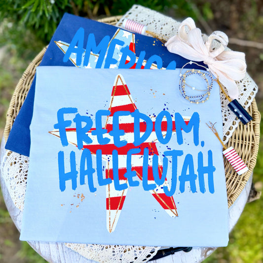 FREEDOM HALLELUJAH - DTF TRANSFER