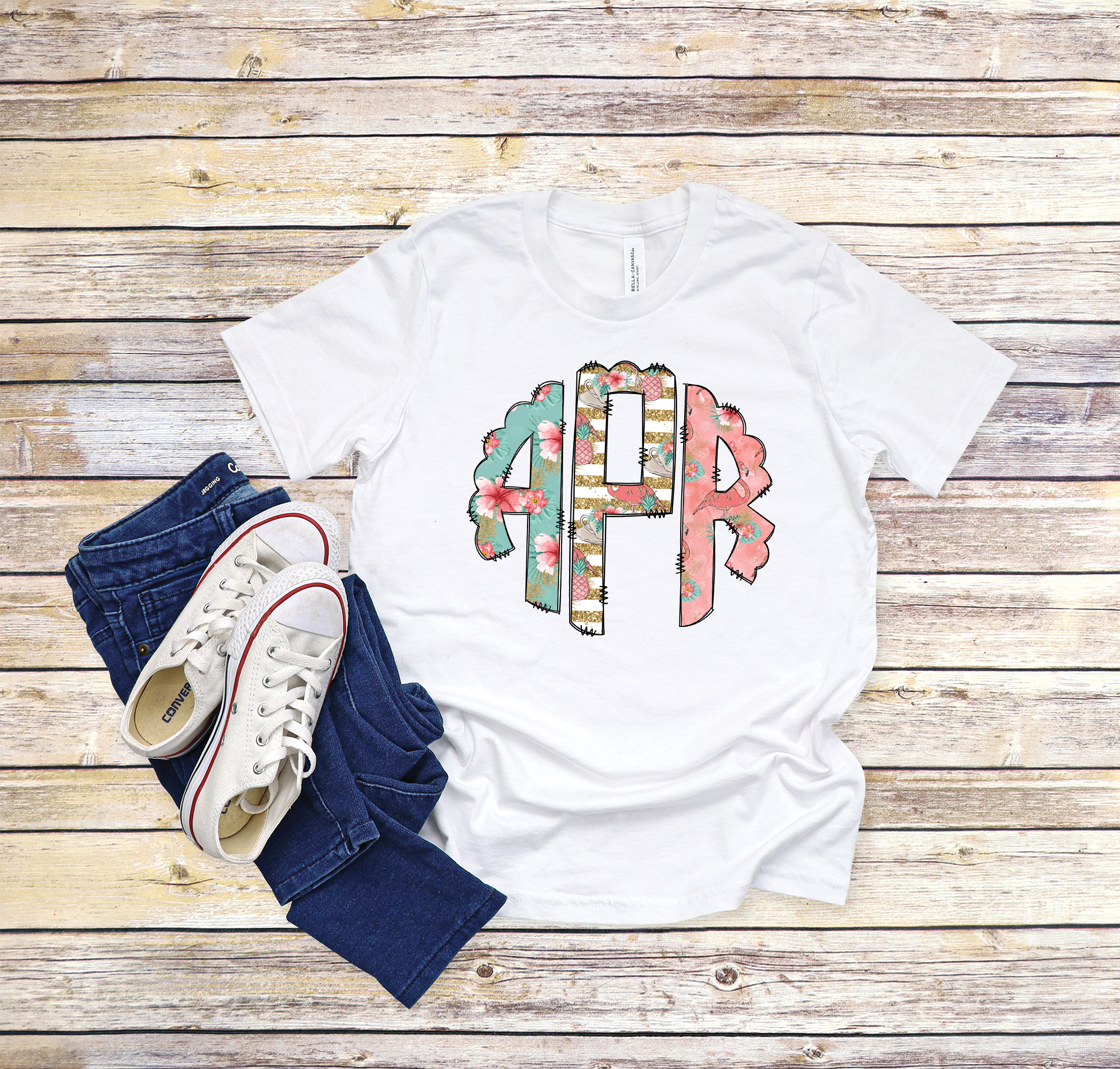 Flamingo Monogram – shopollieandco