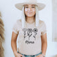 MAMA (GRANDMA,MIMI ETC) W/ BIRTH FLOWER - COMPLETED TEE