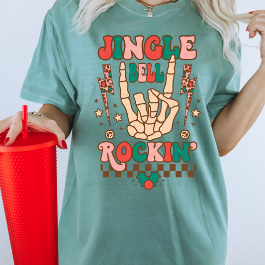 Jingle Bell Rockin with rock fist
