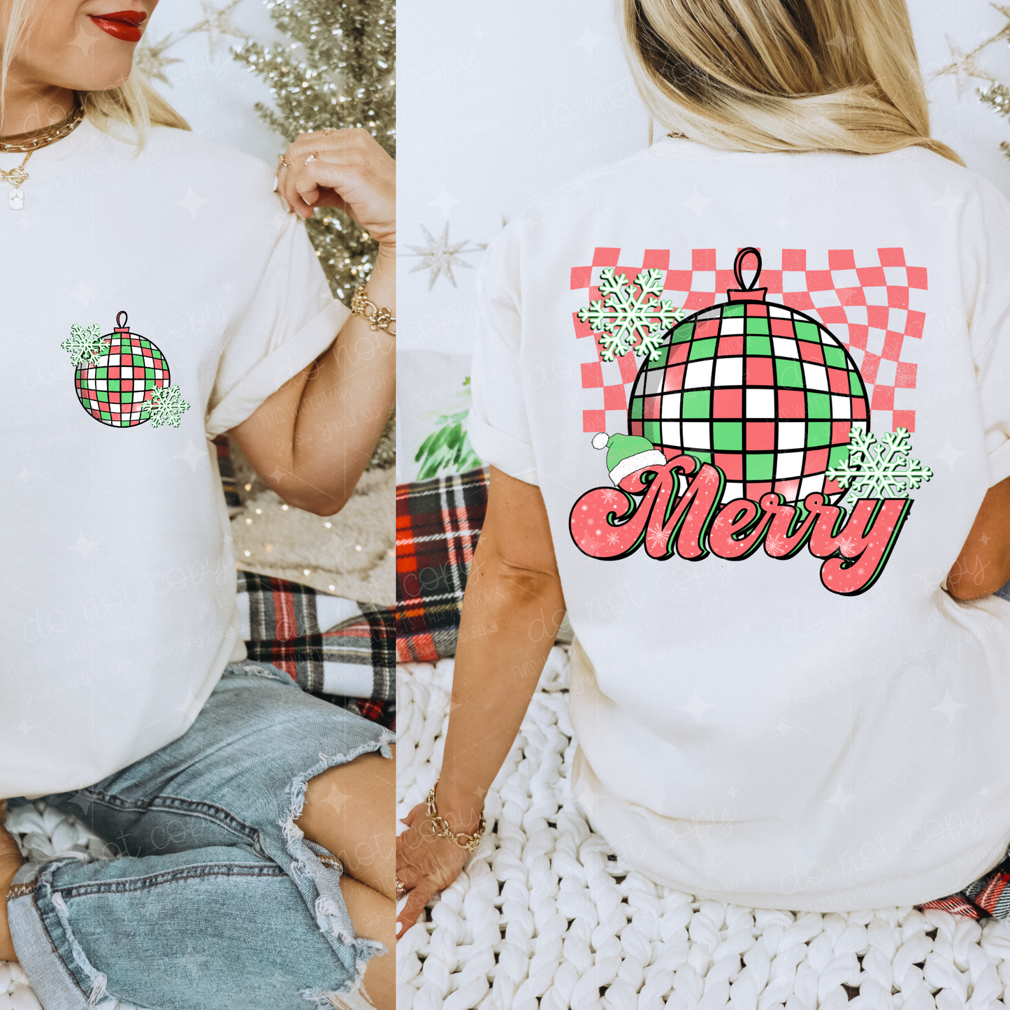 Merry Disco- Front & Back