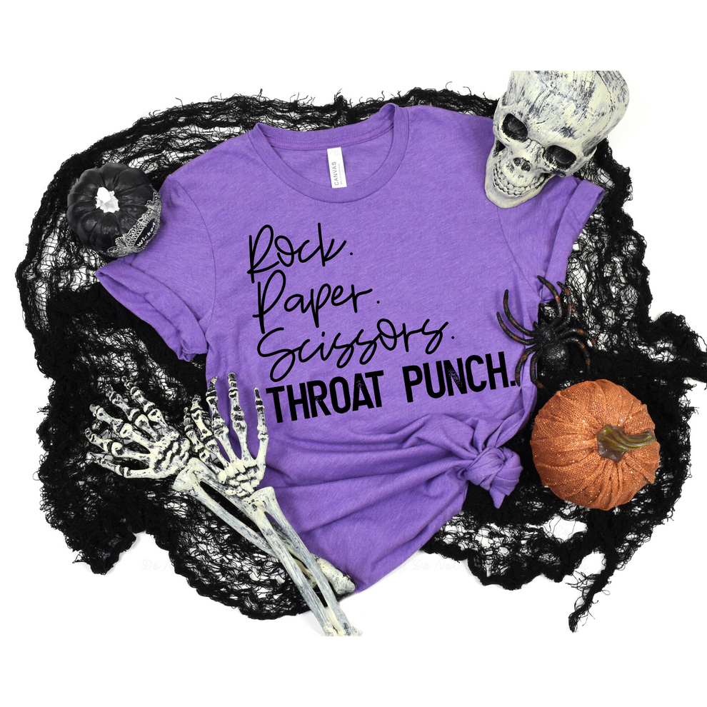 ROCK PAPER SCISSORS THROAT PUNCH *OLLIE & CO. EXCLUSIVE* - DTF TRANSFE ...