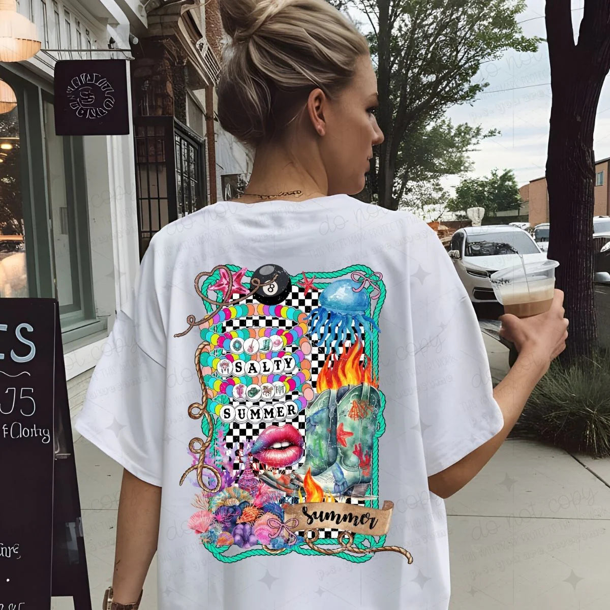 SALTY SUMMER- COMPLETED TEE