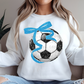 BOW SOCCER - FAUX GLITTER - DTF TRANSFER