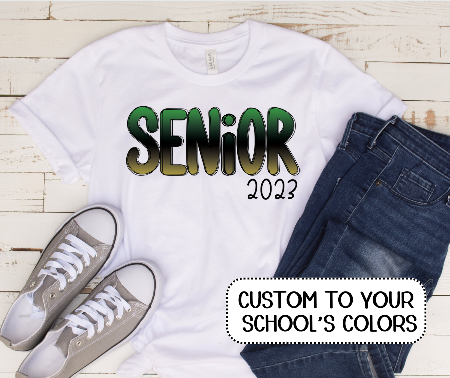 Senior 2023 with custom colors