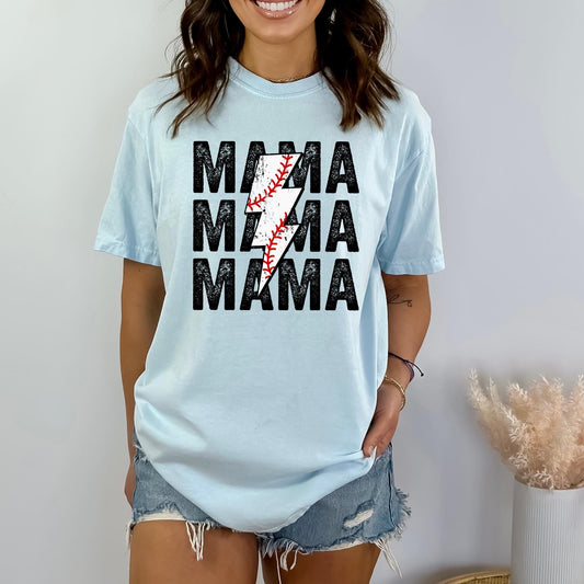 Baseball Mama Stacked FRONT ONLY