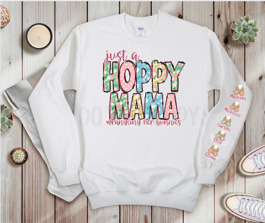 Hoppy Mama with bunnies - Mama, Aunt, Grandma, Etc. Tee