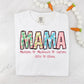 Spring Floral- Mama, Aunt, Grandma, Etc. with Kids names completed tee