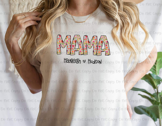 Spring Mama, Aunt, Grandma, Etc. with Kids names *Exclusive*