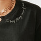 Too busy taking care of me- cream color font