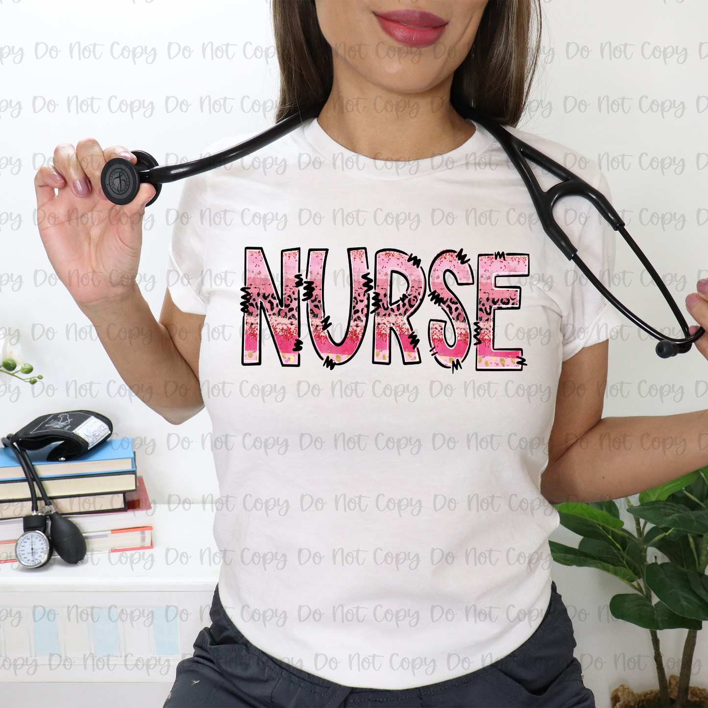 NURSE PINK - DTF TRANSFER