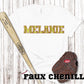 Faux Chenille Names